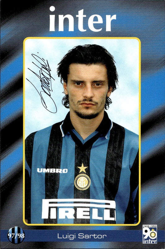 cartolina calciatori Inter 97/98 Sartor
