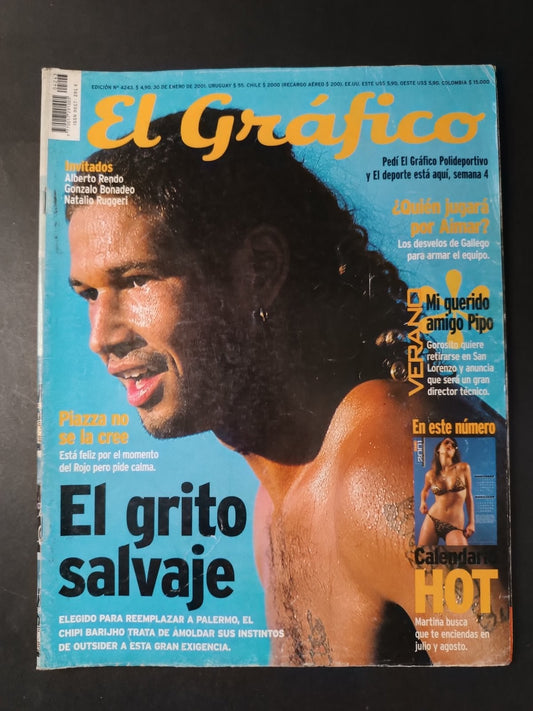 Rivista EL GRAFICO numero 4243 anno 2001 Aimar/Barigho (no poster)