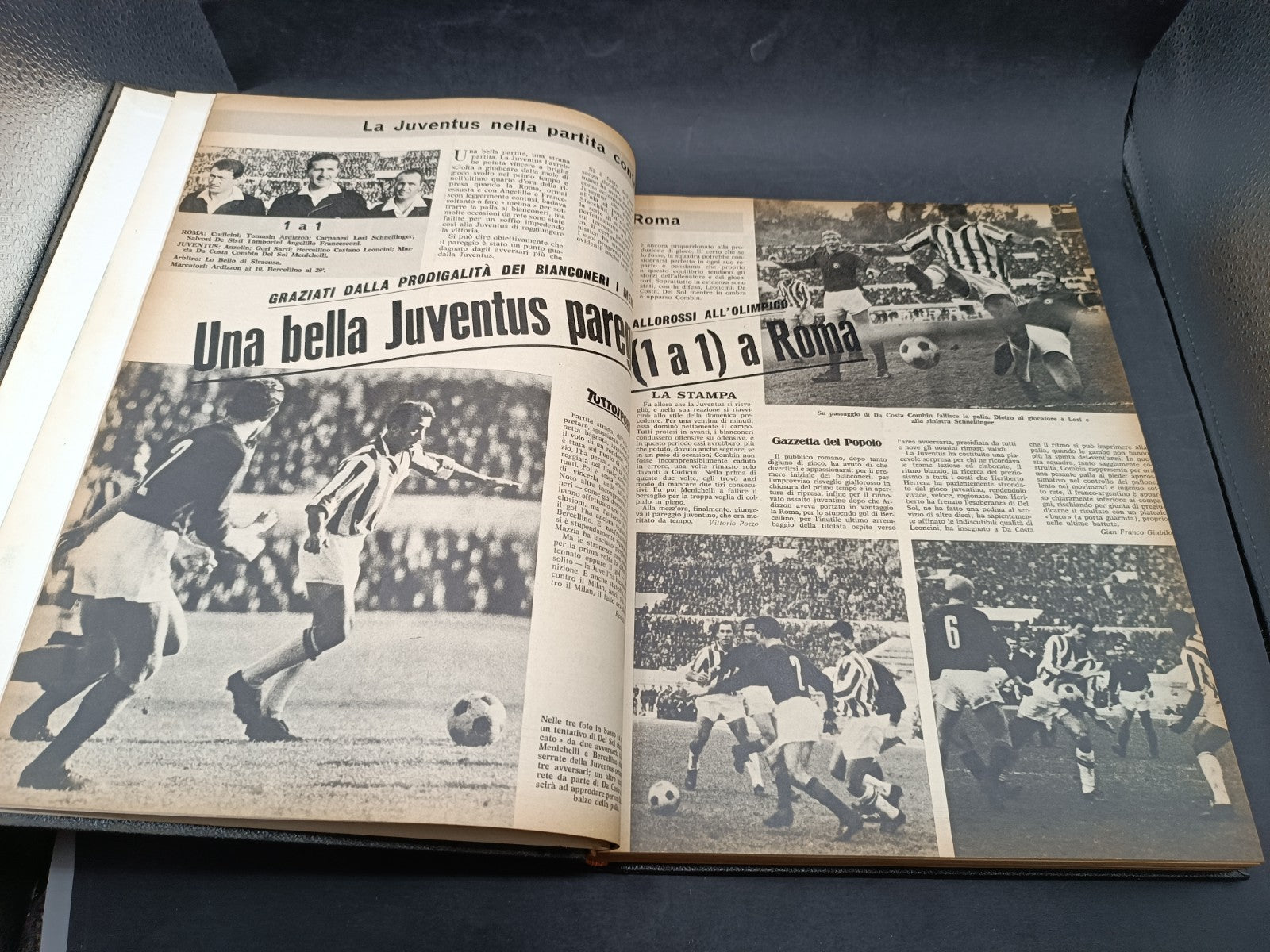 Annata rilegata rivista Hurra Juventus anno 1965