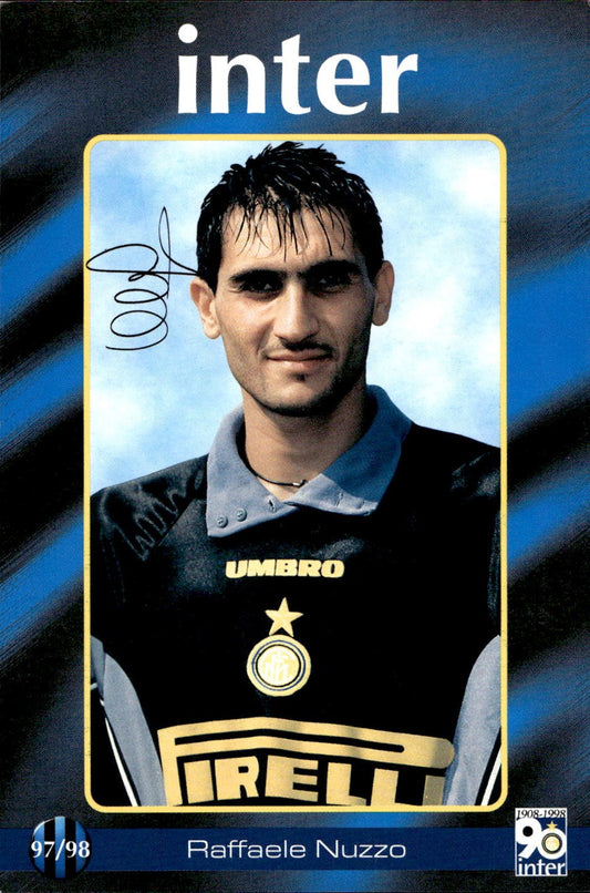 cartolina calciatori Inter 97/98 Nuzzo