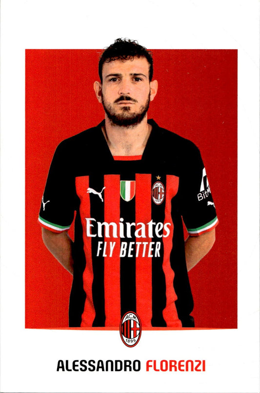 cartolina postcard Calcio Milan 2022/23 - Florenzi