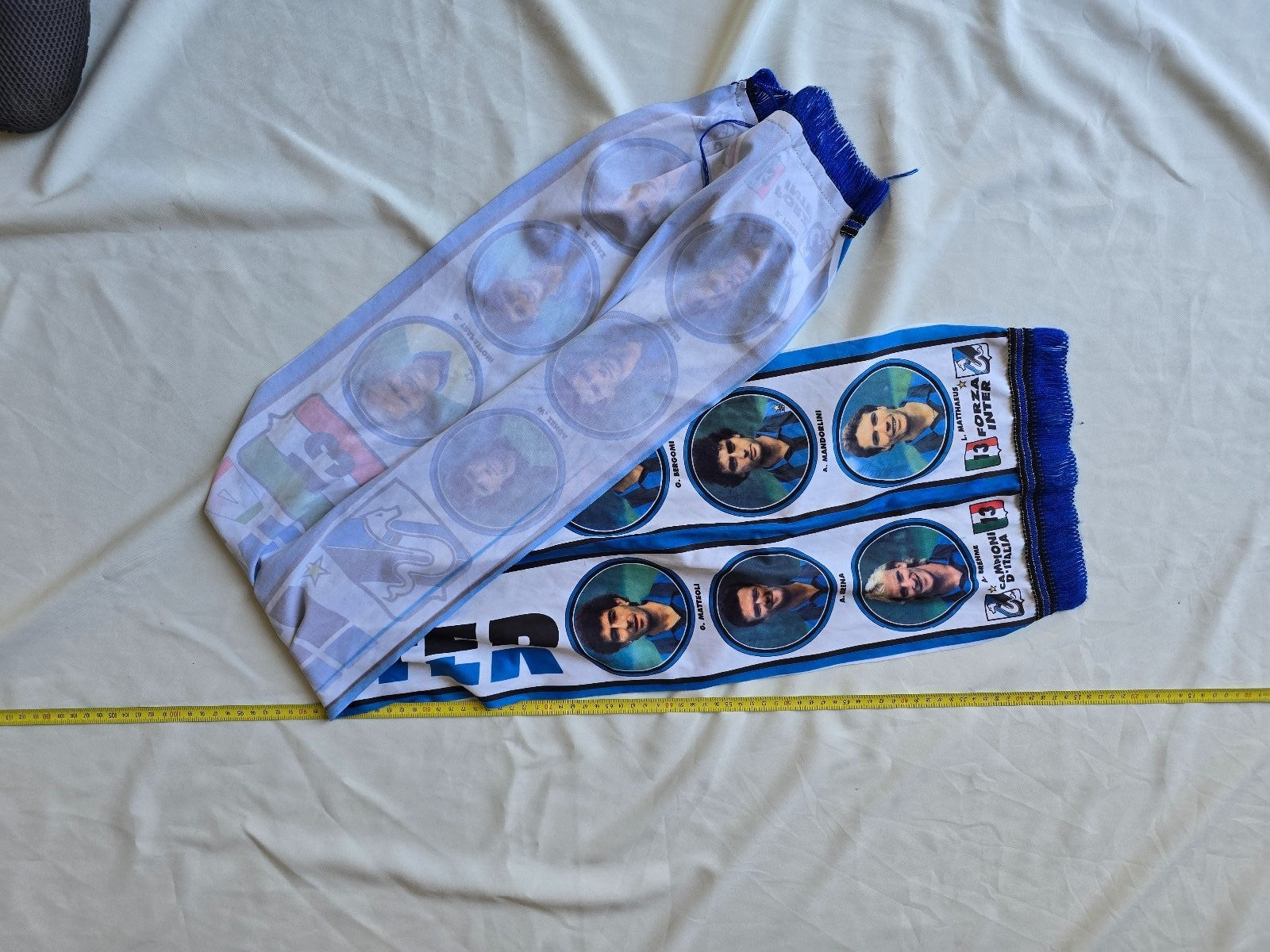 Sciarpa Scarf INTERNAZIONALE FC 88/89 Campioni d'ITALIA con volti giocatori (D)