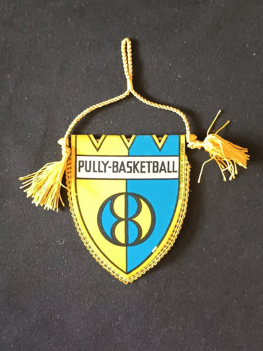 Gagliardetto Pennant Pully Basket Svizzera Vintage