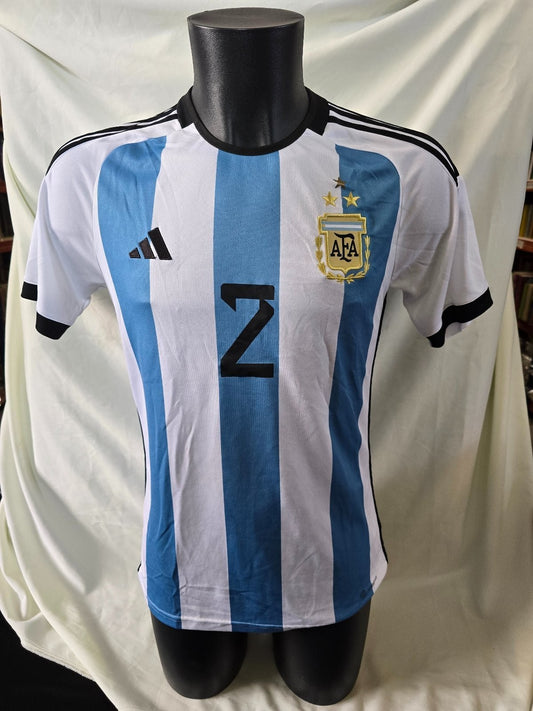 Calcio camiseta tshirt Adidas ARGENTINA E. Martinez nr 19 tg M (m9)
