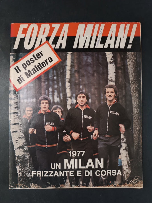 rivista FORZA MILAN - Milan Clubs - anno 1977 n 1 (no poster)