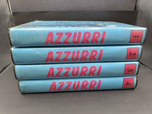 Serie completa videolibri VHS + fascicoli Azzurri Mondiali di calcio