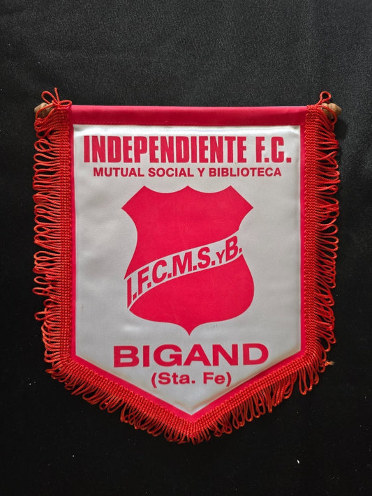 OLD Gagliardetto Pennant fanion bander�n INDEPENDIENTE FC MUTUAL SOCIAL BIGAND