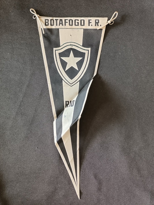 Gagliardetto Pennant Botafogo F.R. Rio Brasile Calcio Vintage --