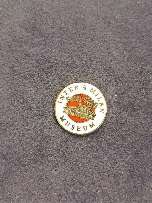 Old Pins Pin Badge Spilla A.C.Milan Inter museum San Siro senza piedino 360