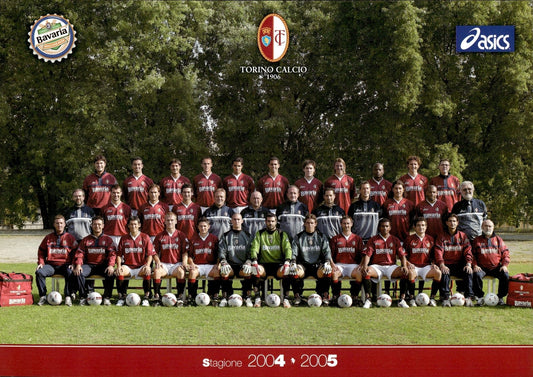cartolina postcard calcio TORINO 2004-2005