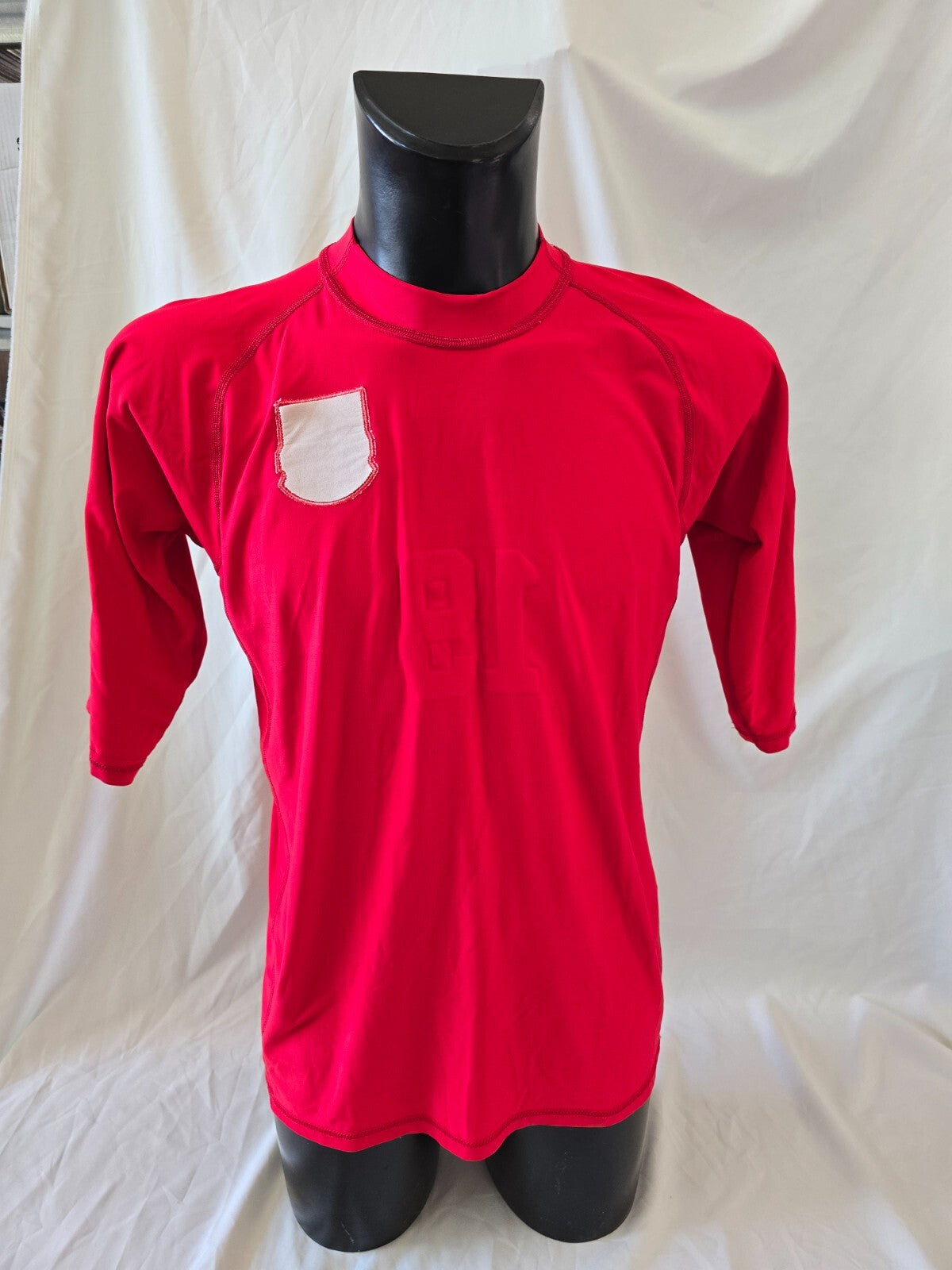 Maglia calcio ufficiale Kappa Walles Galles 2000 nr 19 tg macchiata Match Worn