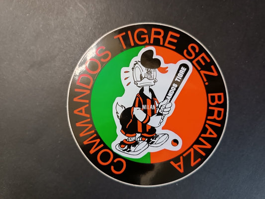 Adesivo MILAN - Commandos Tigre sez Brianza - Paperino