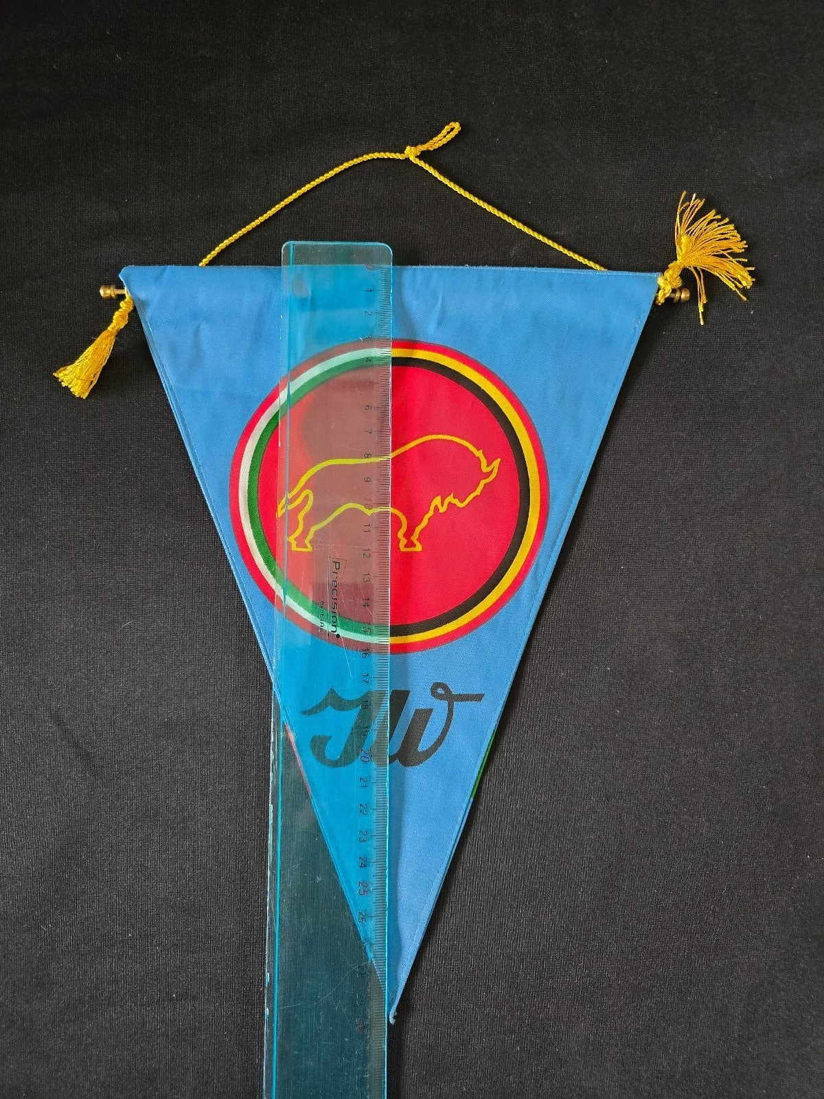 Gagliardetto Pennant  Italwanson Cus Milano pallavolo "PALLA A VOLO" originale