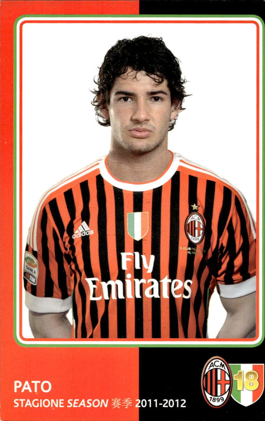 cartolina postcard Calcio Milan 2011-12 Pato -