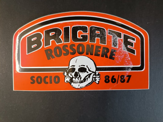 Adesivo MILAN - Brigate Rossonere socio 1986-87