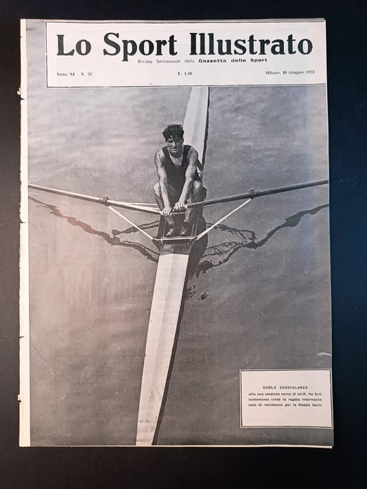 rivista  LO SPORT ILLUSTRATO 1923 n 23