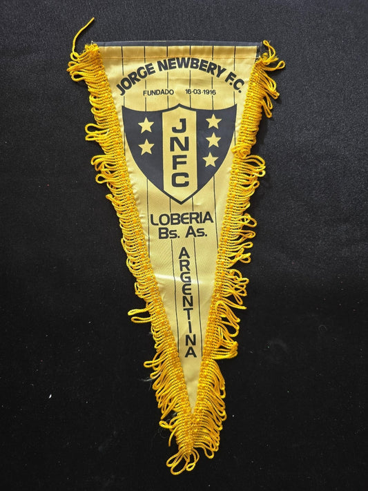 Gagliardetto Pennant fanion bander�n JORGE NEWBERY F.C. LOBERIA