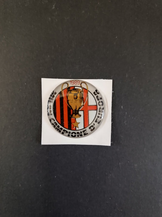 Adesivo MILAN - Campione d'Europa 1989 - (gommato)