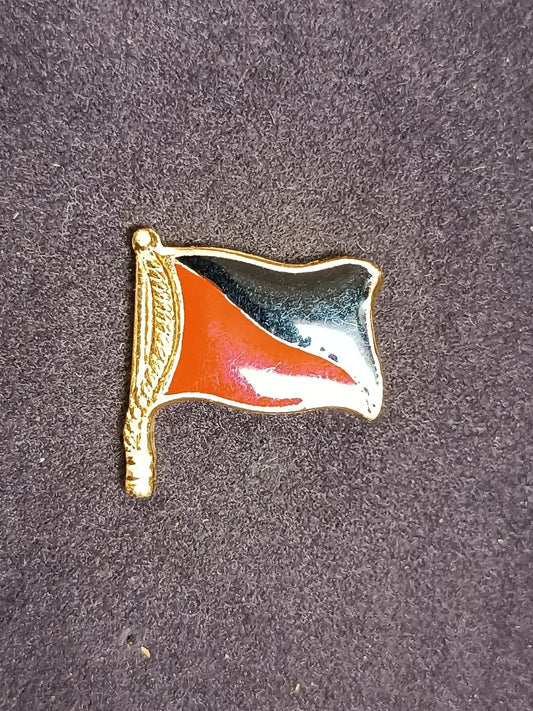 Old Pins Pin Badge Spilla A.C.Milan bandiera flag  senza piedino 289