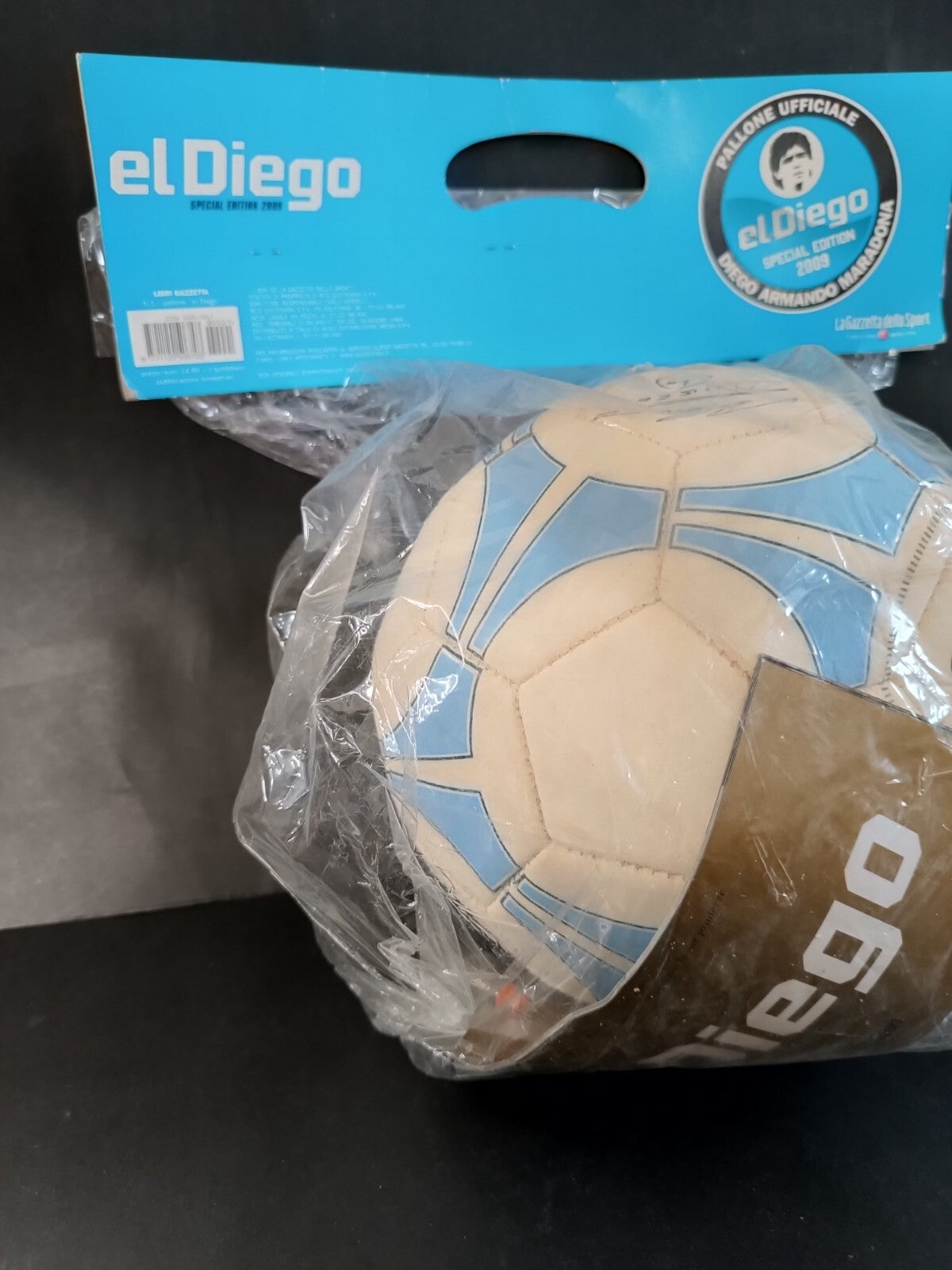 Pallone Diego Maradona 2009 tiratura limitata sigillato - Blisterato