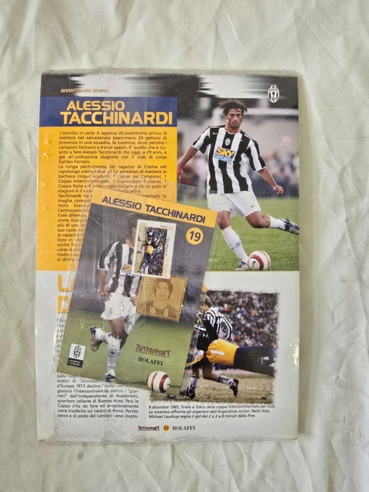 medaglia Juventus per sempre Tuttosport Bolaffi nr 19 Tacchinardi sigillata