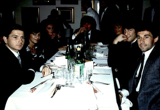 fotografia originale Inter festa cena societaria Zenga Baresi