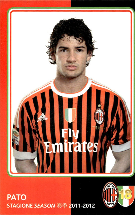 cartolina postcard Calcio Milan 2011-12 - Pato