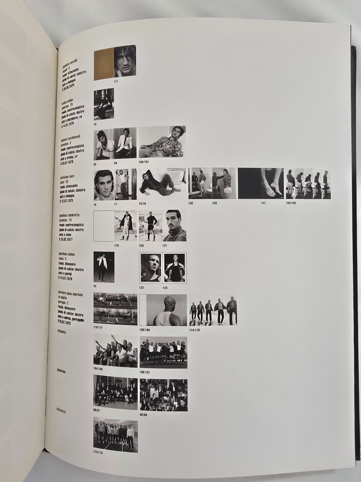 Dolce & Gabbana Libro "CALCIO" 2003 Del Piero e altri pallone in cuoio numerato