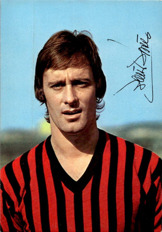 Cartolina calciatore Milan 1 con autografo stampato (2)