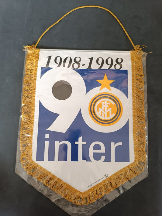 gagliardetto fanion pennant Internazionale fc milano  1908 90 anni