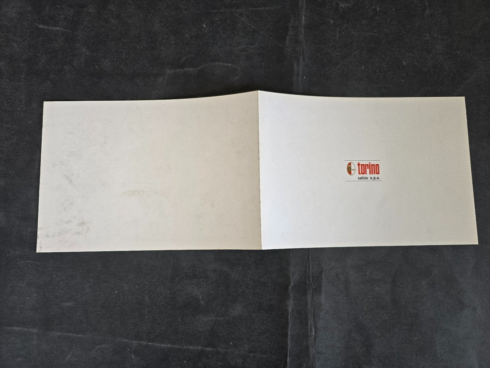 Cartolina pieghevole Autografi stampati Torino Calcio 1974/75 ufficiale