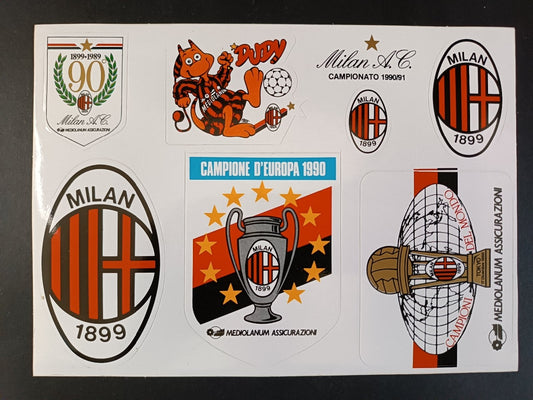 Adesivo MILAN - Composizione Campione d'Europa 1990