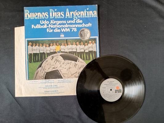 disco 33 giri buenos dias argentina udo jurgens fussball nationalmannschaft wm78