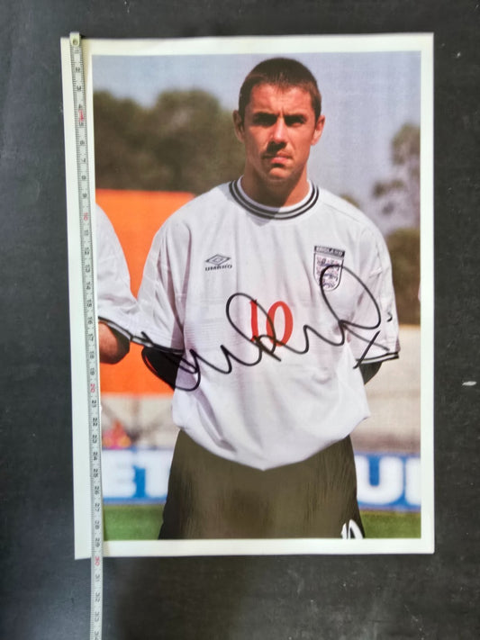 Autografo autograph originale su foto ENGLAND