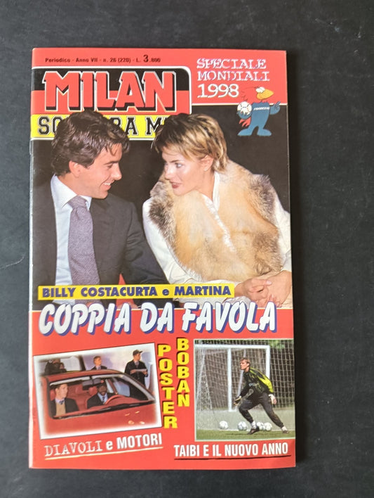 Rivista MILAN SQUADRA MIA n 26 Anno 7 Costacurta/Boban/Taibi