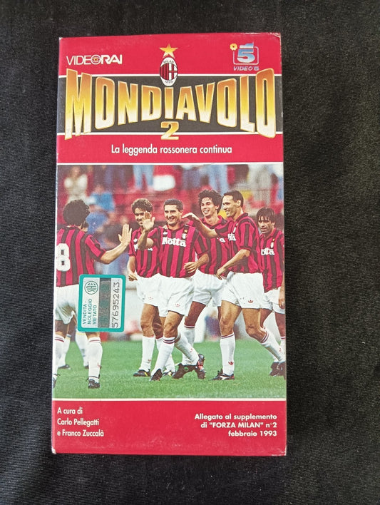 VHS MONDODIAVOLO 2 LA LEGGENDA ROSSONERA CONTINUA VideoRai