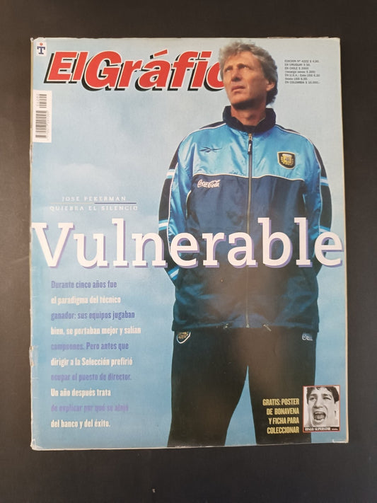 Rivista EL GRAFICO numero 4202 anno 2000 Jose Pekerman (senza poster)