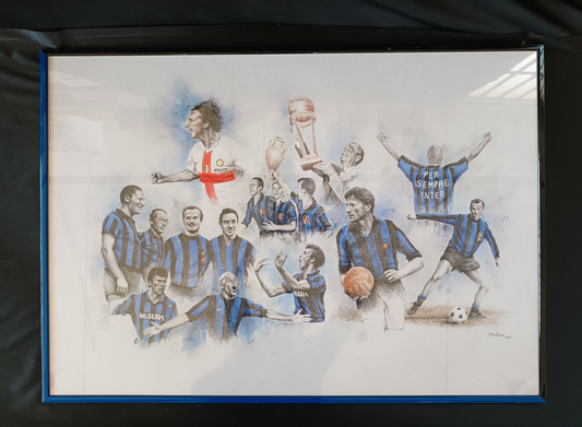 quadro con stampa su disegno MULIARI 100x70 cm