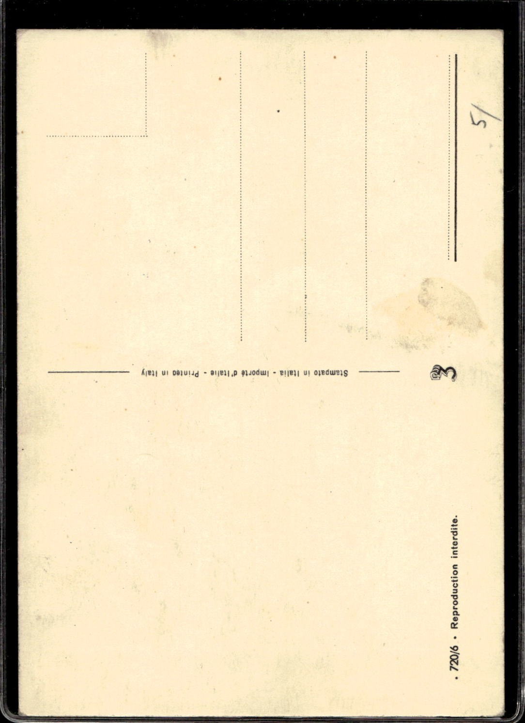 cartolina postcard calcio Milan Inter #720/6