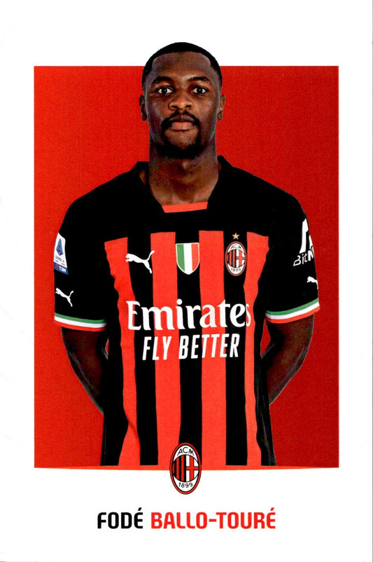 cartolina postcard Calcio Milan 2022/23 - Ballo-Tour�