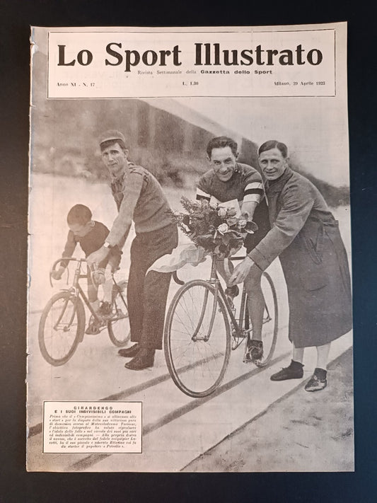 rivista  LO SPORT ILLUSTRATO 1923 n 17