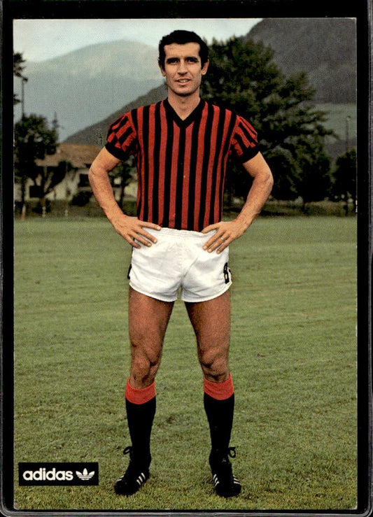 Cartolina Bigon Alberto Milan sponsor Adidas