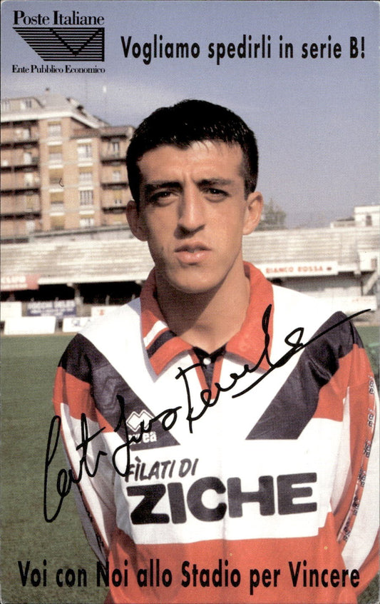 cartolina calciatori autografata in originale Giocatore dell' A.C. Carpi 15