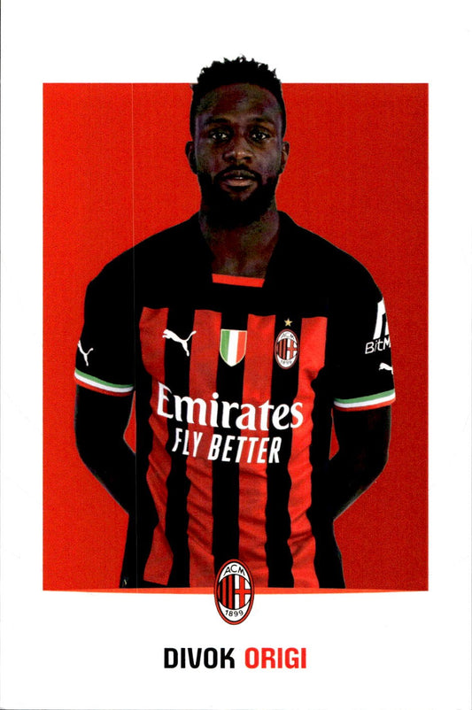 cartolina postcard Calcio Milan 2022/23 - Origi