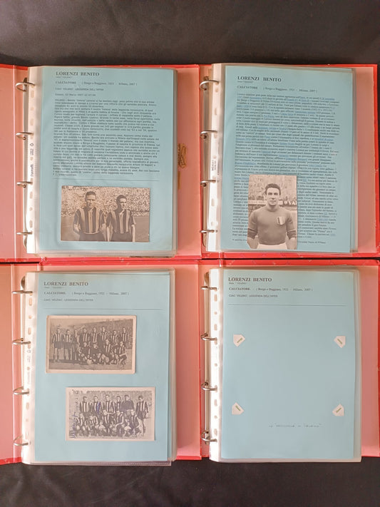 Collezione 314 foto orginali Lorenzi Benito Inter