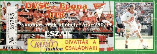 biglietto stadio DVSC EPONA UTE