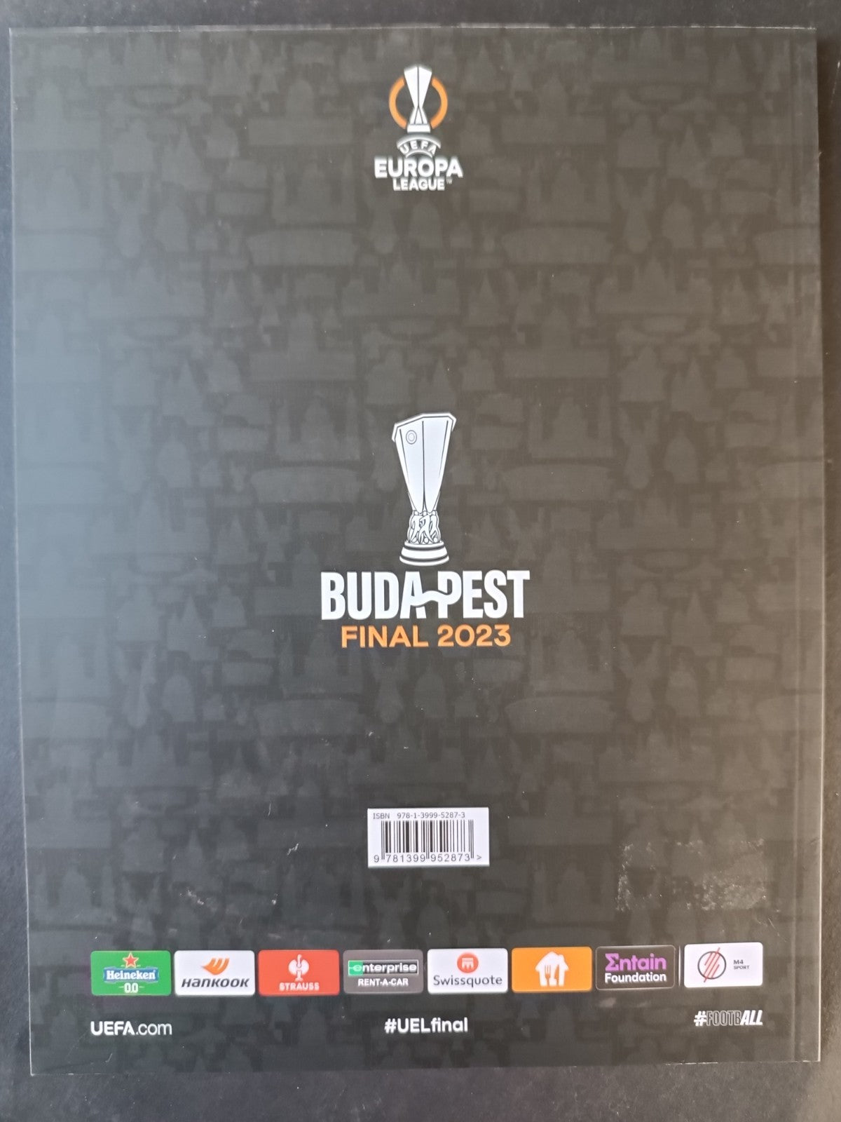 Programma ufficiale Eufa Europa League Budapest Final Sevilla Roma 2023