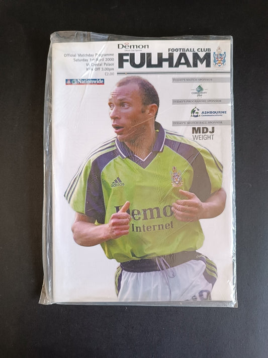 programma calcio Fulham 2000