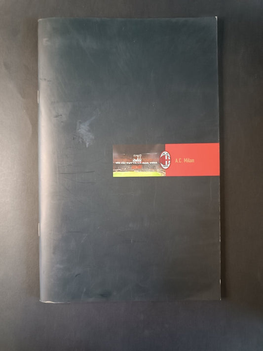 A.C.  Milan cartellina sei tutta la mia vita