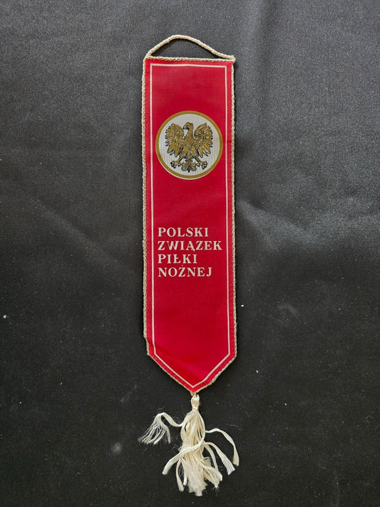 old Gagliardetto Pennant  POLSKY ZWIAZEK PILKI NOZNEJ POLONIA Nazionale calcio